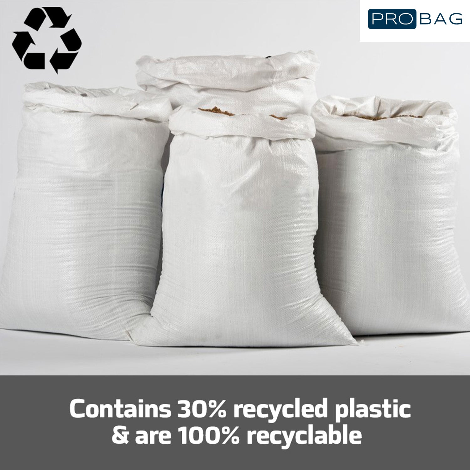 60x100cm Rubble Sack - Woven Polypropylene