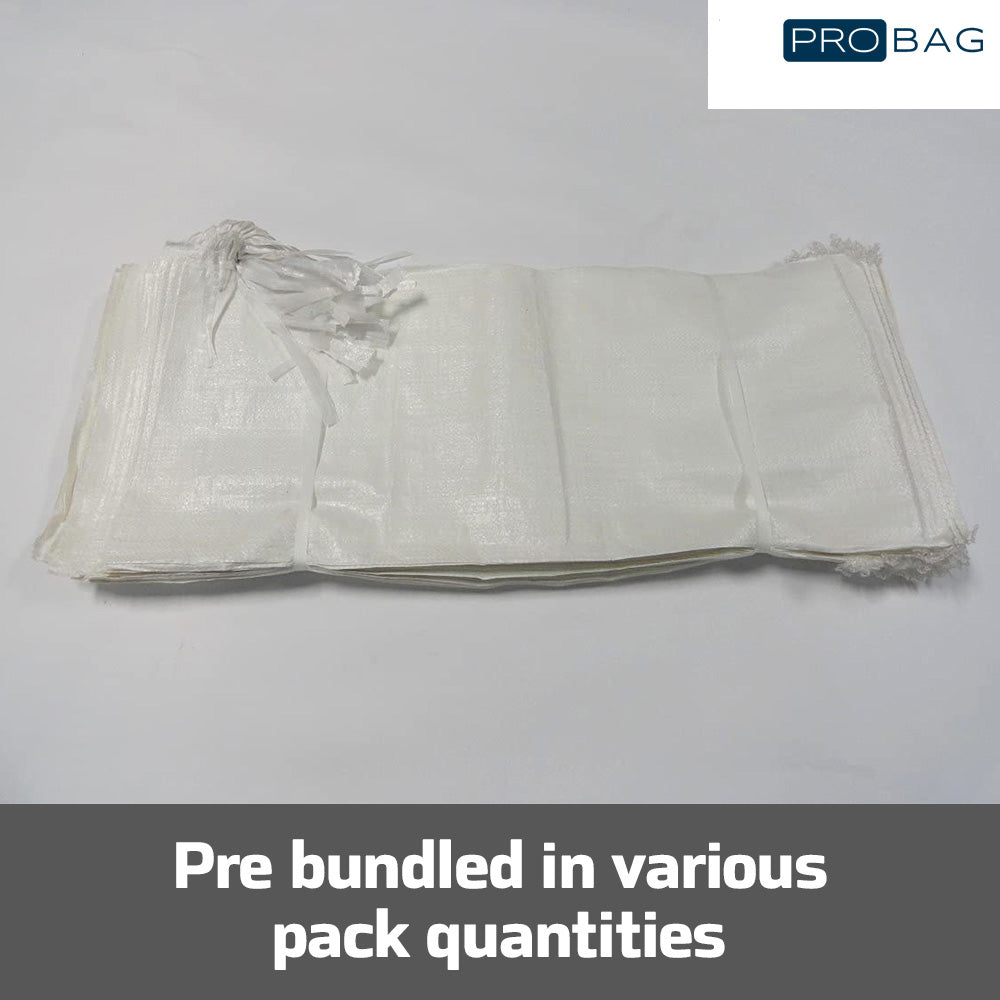 White Woven PP Sandbag
