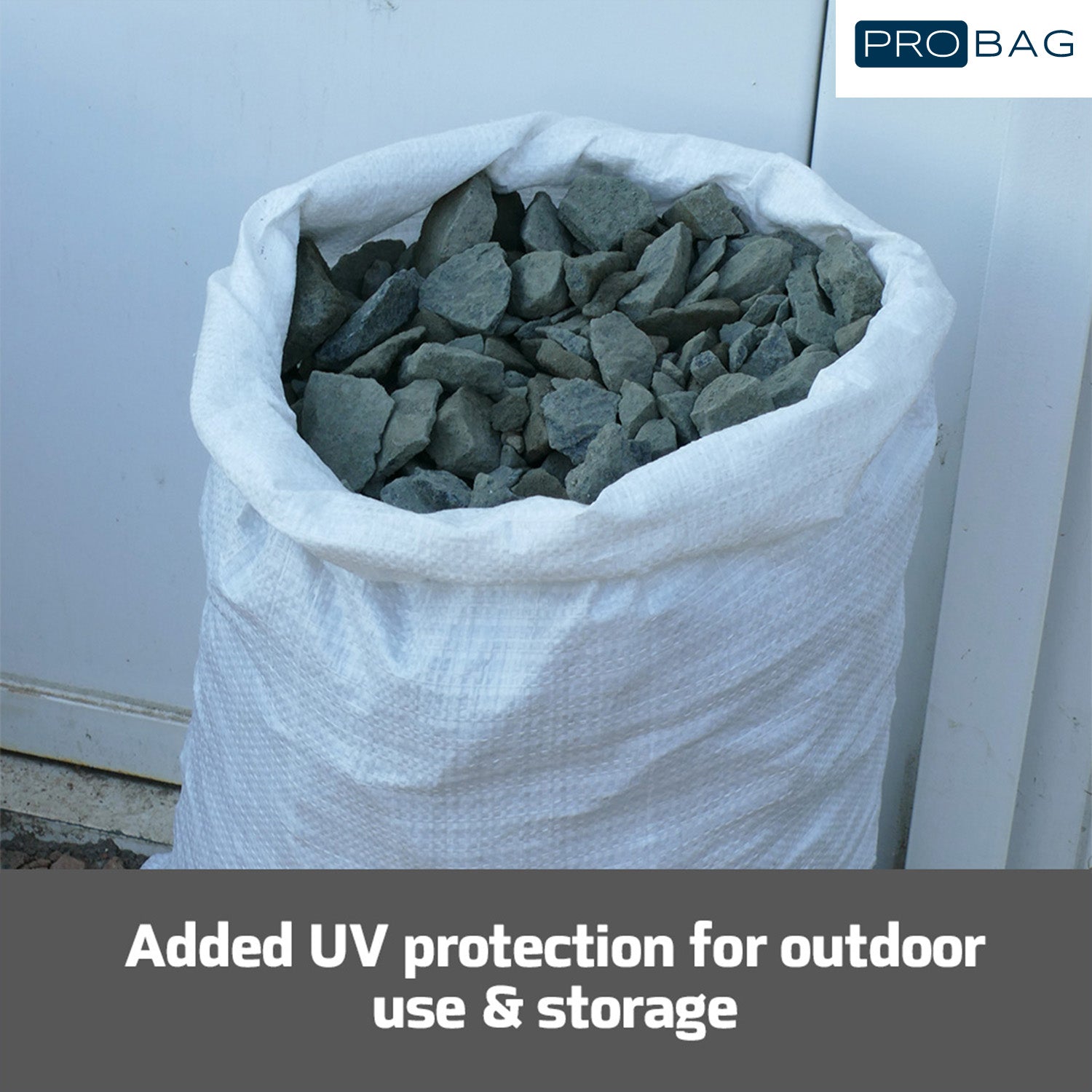 50x80cm Rubble Sack - Woven Polypropylene