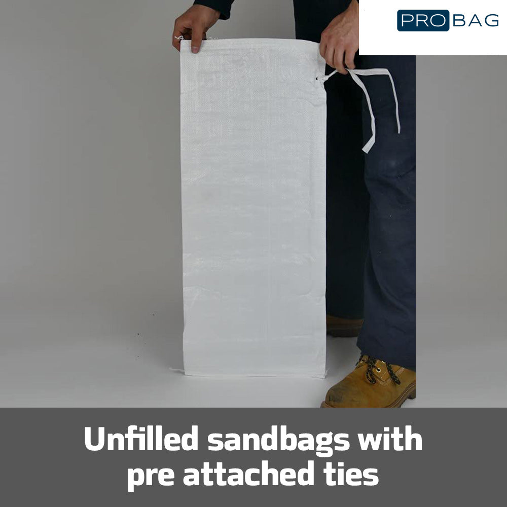 White Woven PP Sandbag